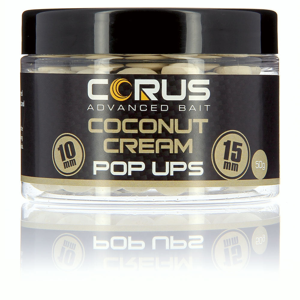 Pop Ups 10mm & 15mm-Coconut Cream (White)
