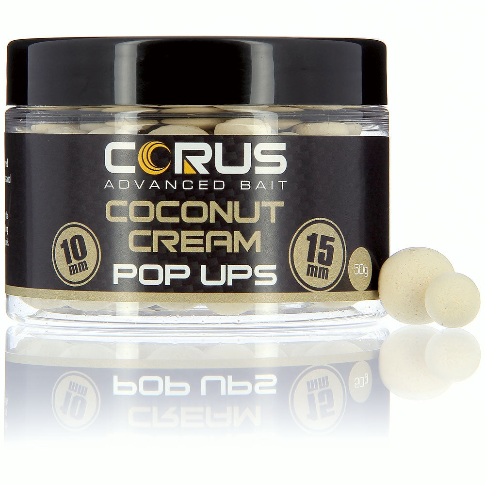 Pop Ups 10mm & 15mm-Coconut Cream (White)