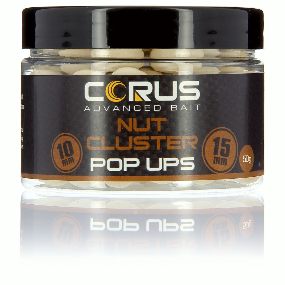 Pop Ups 10mm & 15mm-Nut Cluster (White)