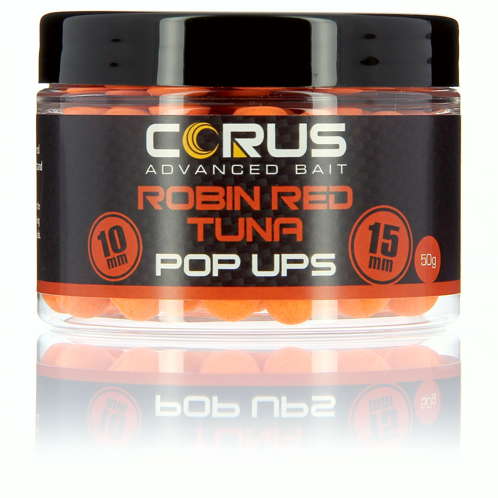 Pop Ups 10mm & 15mm-Robin Red & Tuna (Orange)