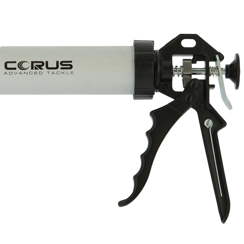 Corus Sausage Boilie Gun with 4 Pre Cut Nozzles