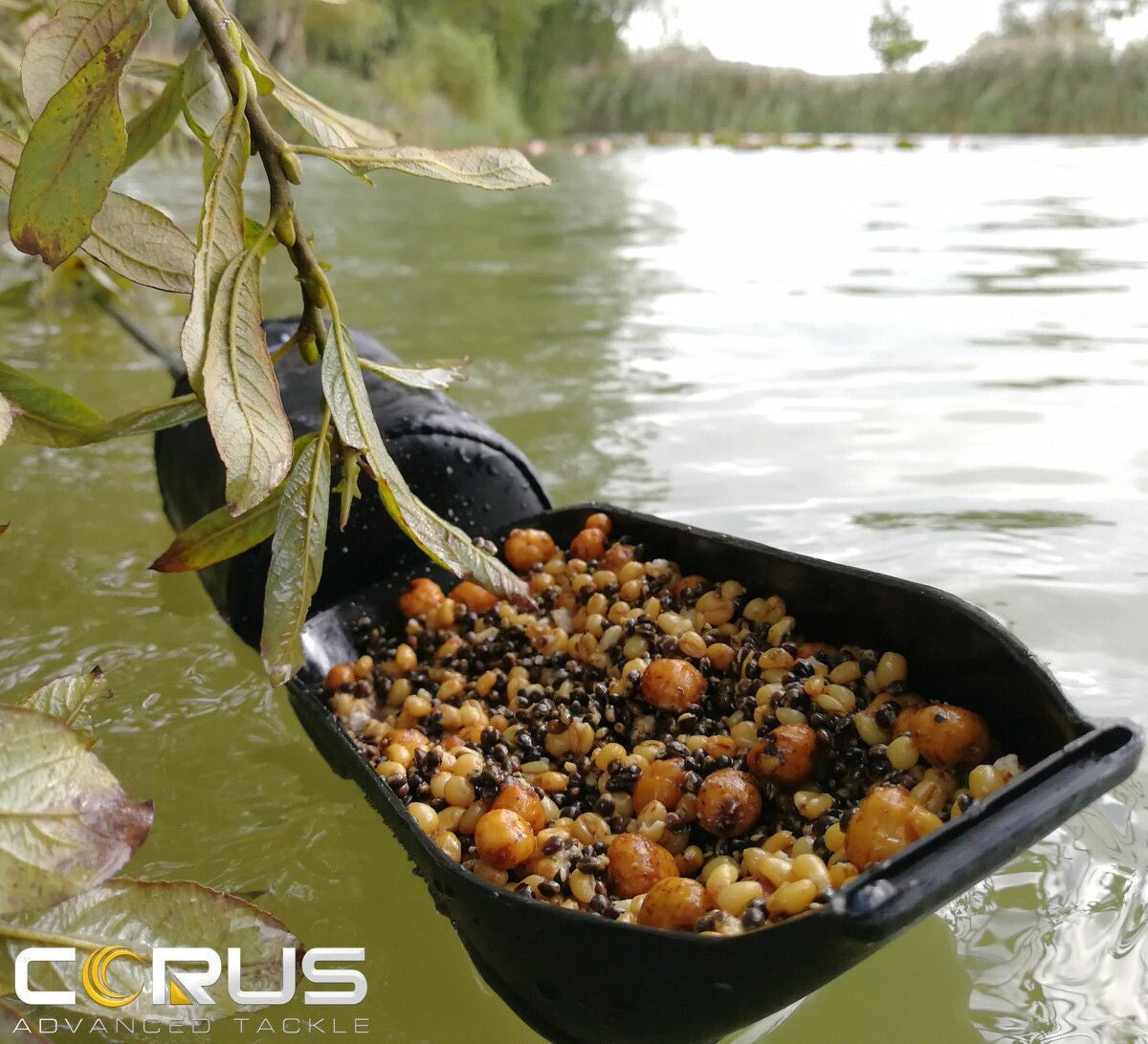 Corus 18m Long Reach Baiting Pole. Includes Float And Spoon-1 x 18m Pole + Spoon + Float