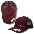 Burgundy Corus 6 Panel Cap